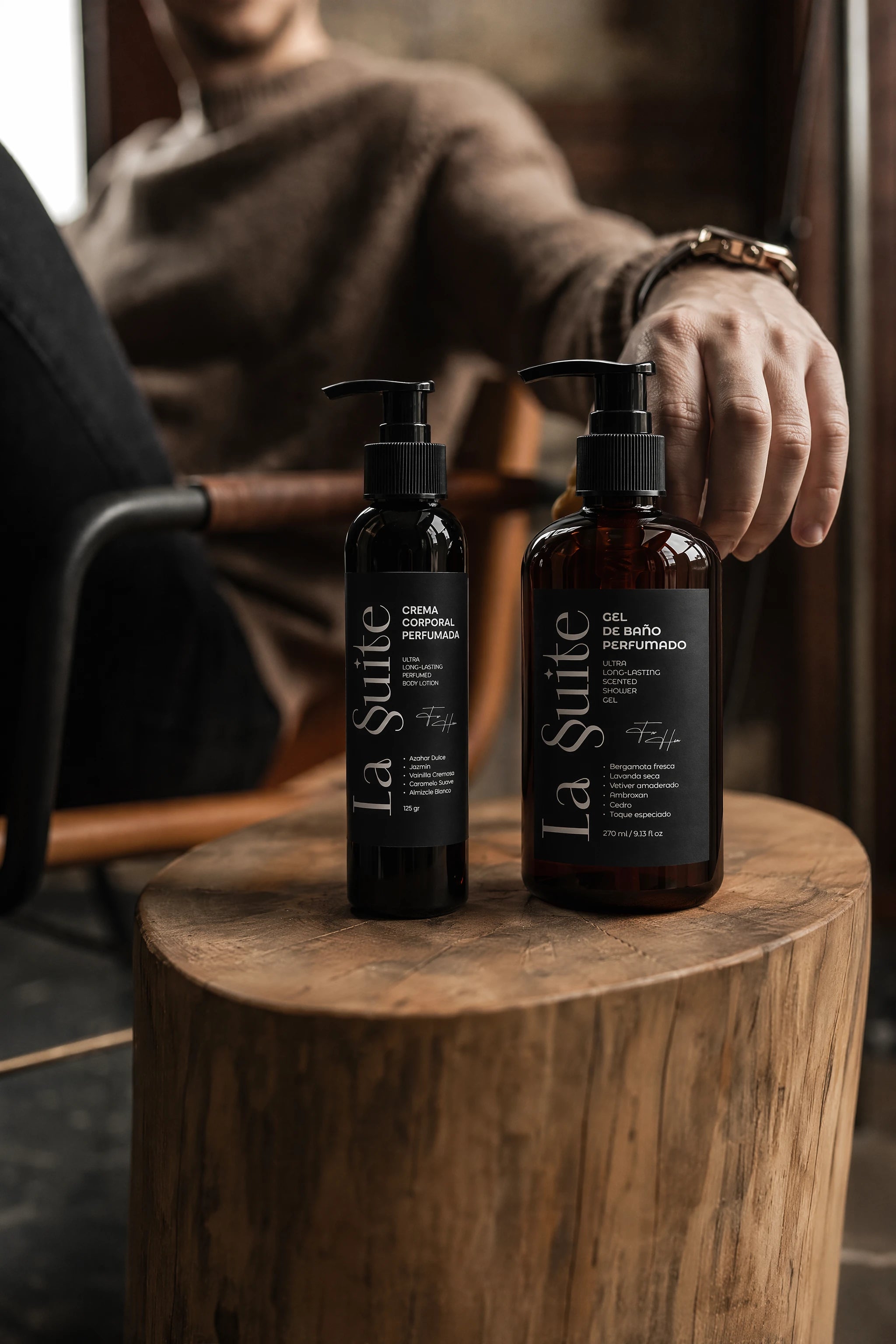 Gel de Baño y Crema Corporal para Hombres