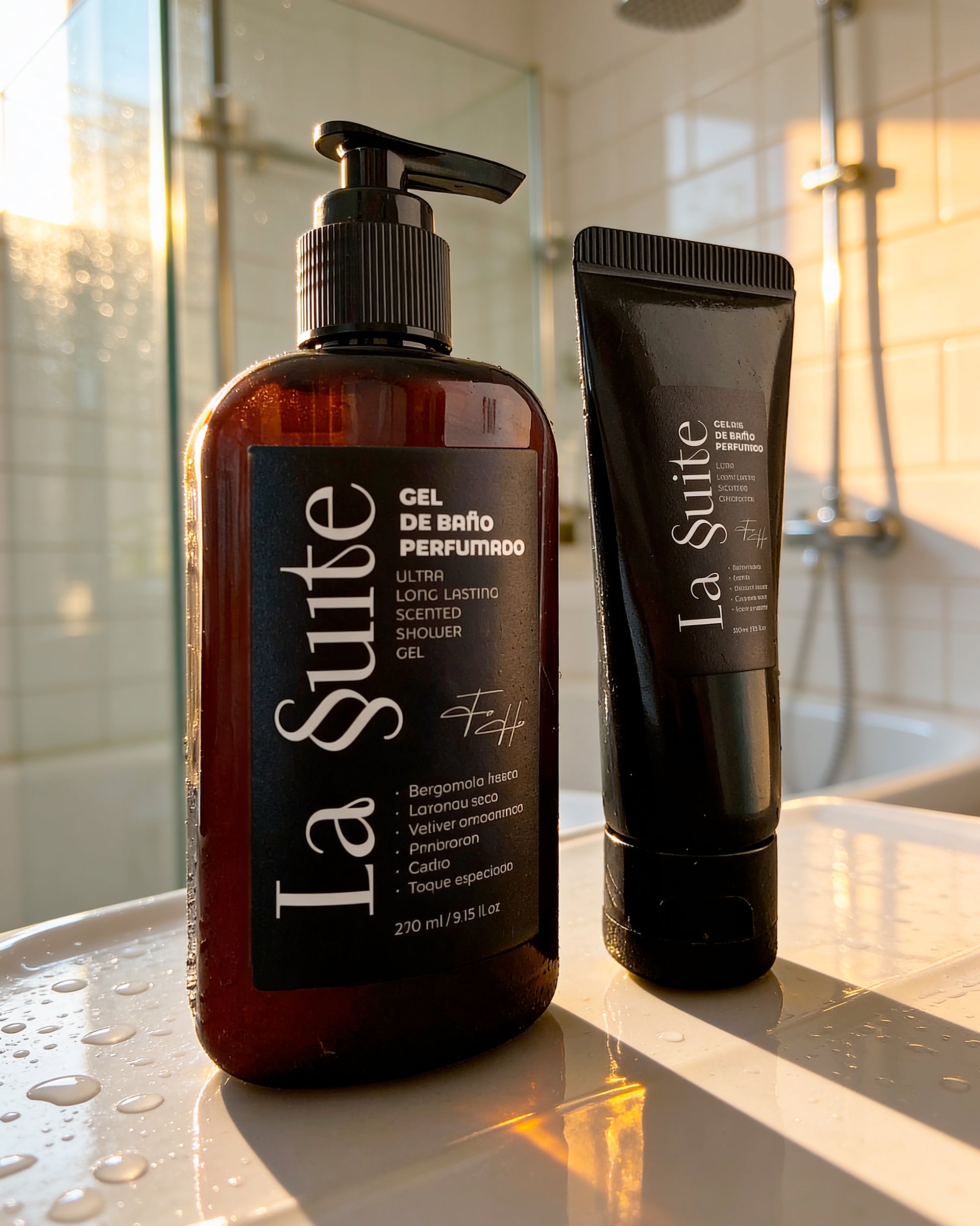 Gel de Baño y Crema Corporal para Hombres