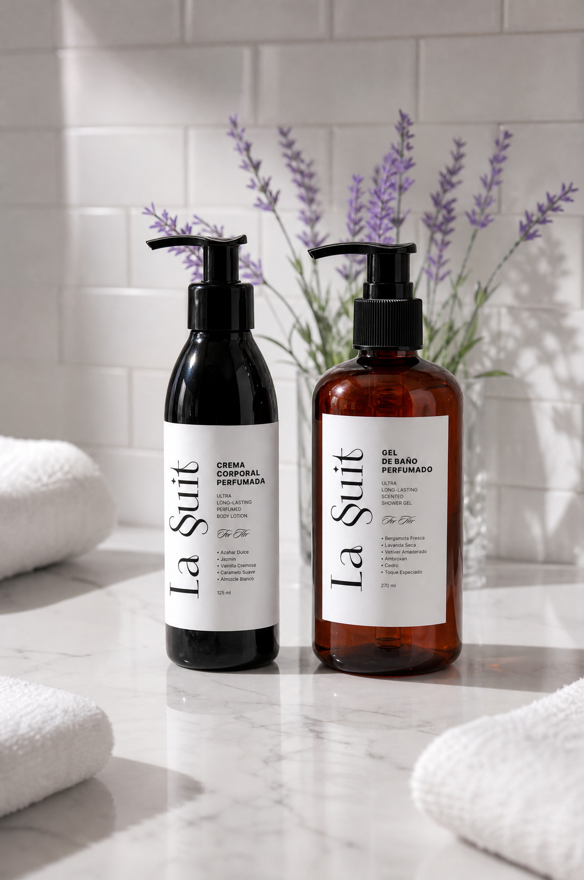 Gel de Baño y Crema Corporal para Mujer
