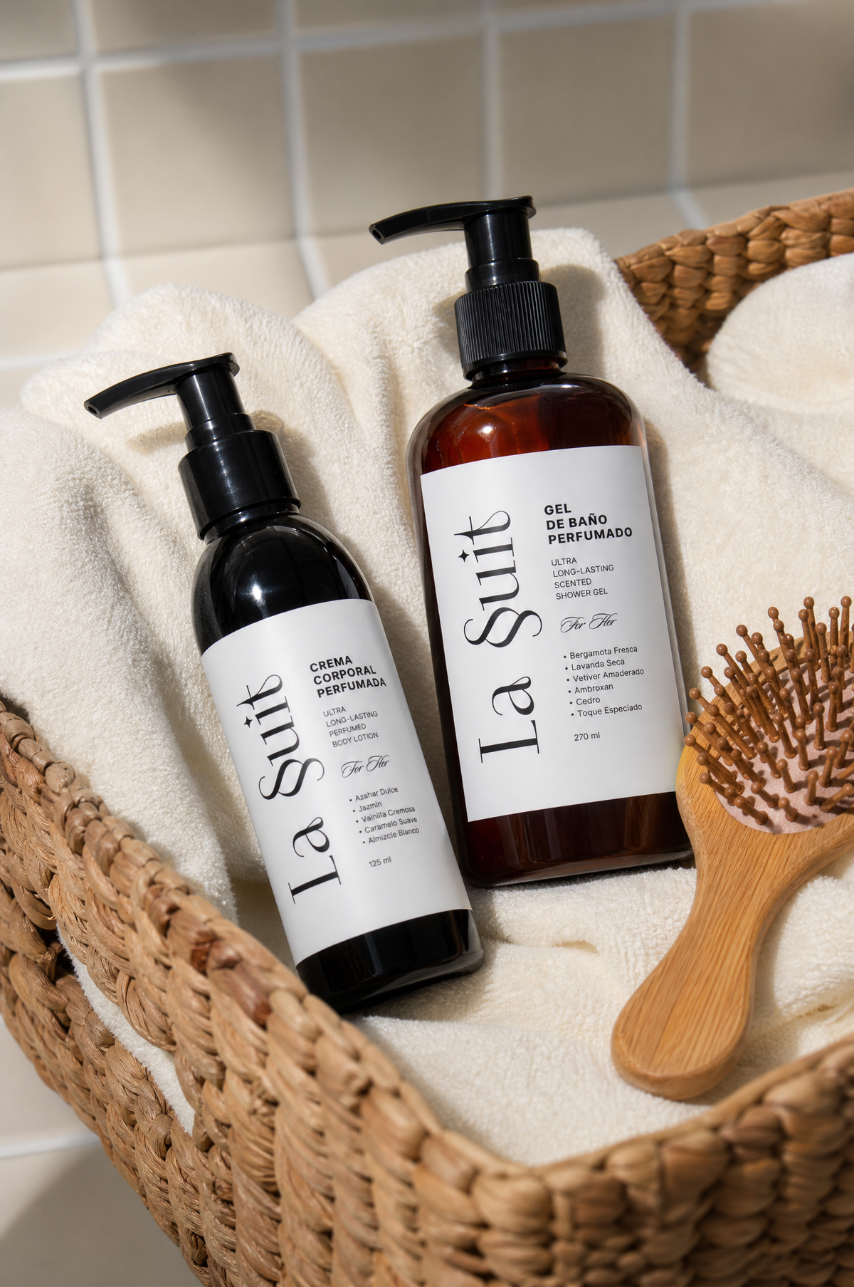 Gel de Baño y Crema Corporal para Mujer
